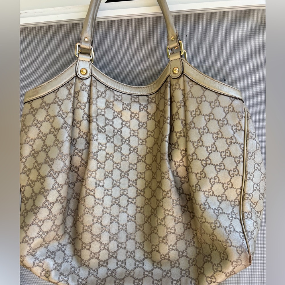 Large Gucci Sukey monogram Tote
